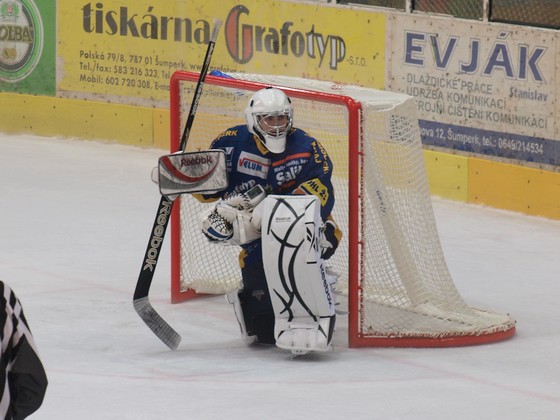 Marek Peksa během přípravného utkání s Havířovem, 6. srpen 2010